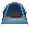Tunnel Tent for 4 Persons Blue Waterproof