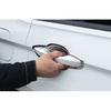 For VW Tiguan 18-21 Silver Steel Exterior Side Door Handle Upper Cover Trim