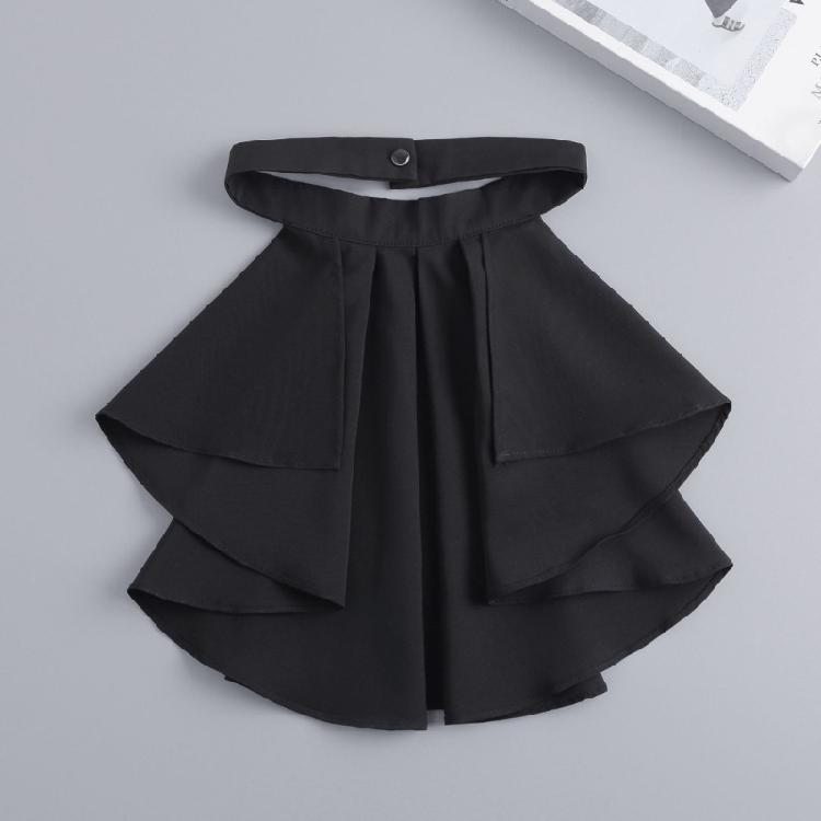 Lace Jabot Collar Victorian Theme Party Neckwear Cosplay Accessory Collar for Halloween Teaparty Dressingup Neckpiece