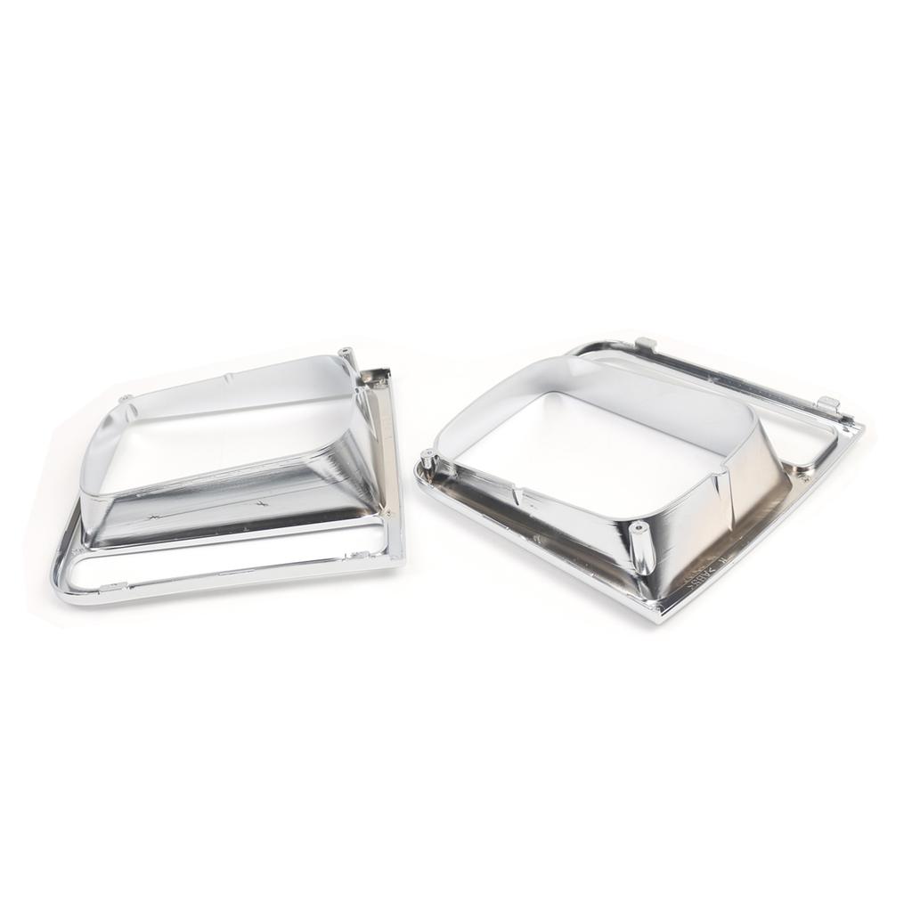 1 Pair Headlight Protection Frame 5EM72SW1 Headlamp Bezel Cover CH2513156 for Jeep Cherokee 1998 1999 2000 2001 2002