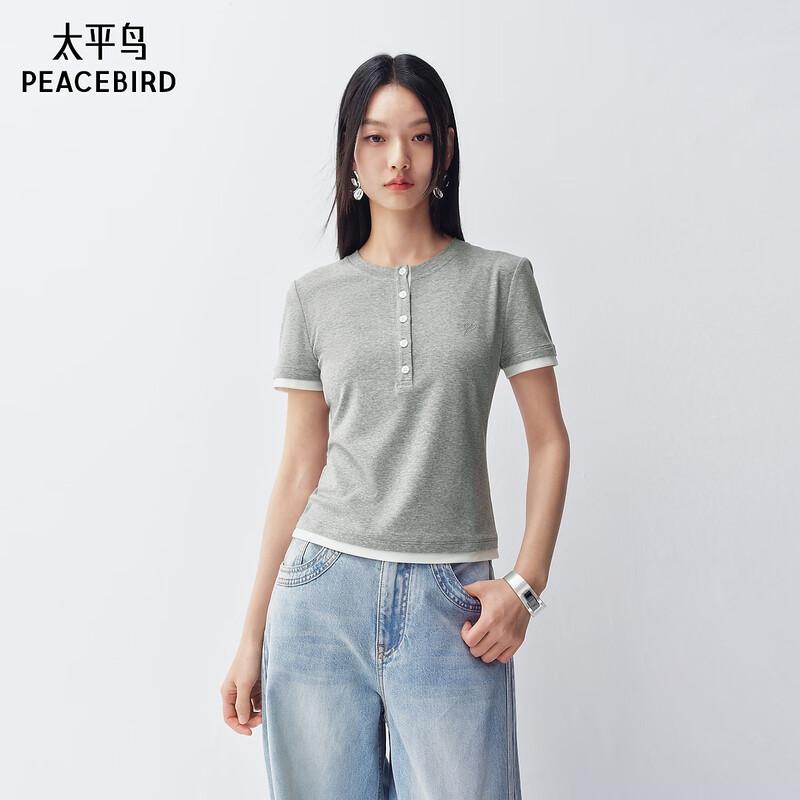 PEACEBIRD Commuter Short Sleeve T-shirt AACNG2A01 S