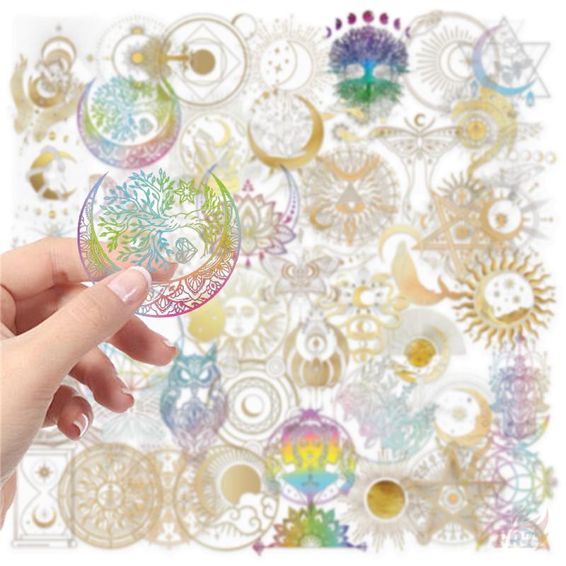 50Pcs/Set Golden Culture & Custom Series 01 PET Stickers Waterproof DIY Fashion Doodle Decals Stickers