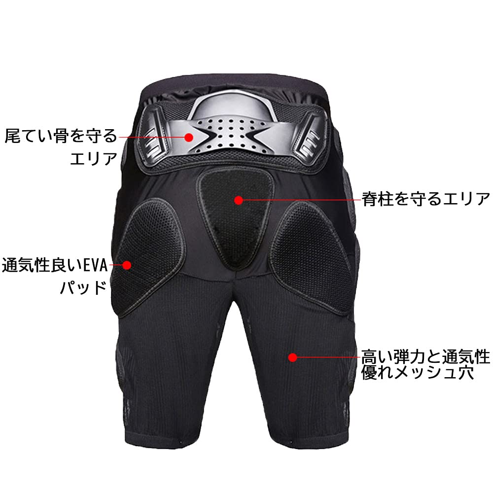 RENHE Motorcycle Protective Pants Inner Lower Mesh Underpants Motorcycle Summer Motorcycle Excellent XL Size Protector, Body, Short, Pants, Motocross,