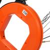Cable Retractable Aid 30m High-Quality Retractable Spiral Including 6 Adapters Pull Wire for Empty Pipes with Shatterproof Cable