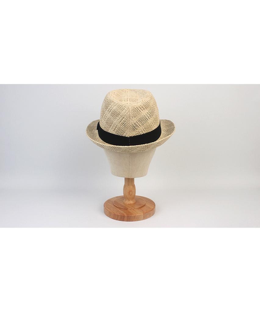 Yunibeosyeolkemiseuteuli Bu Check Ivory Short Fedora Summer Fedora
