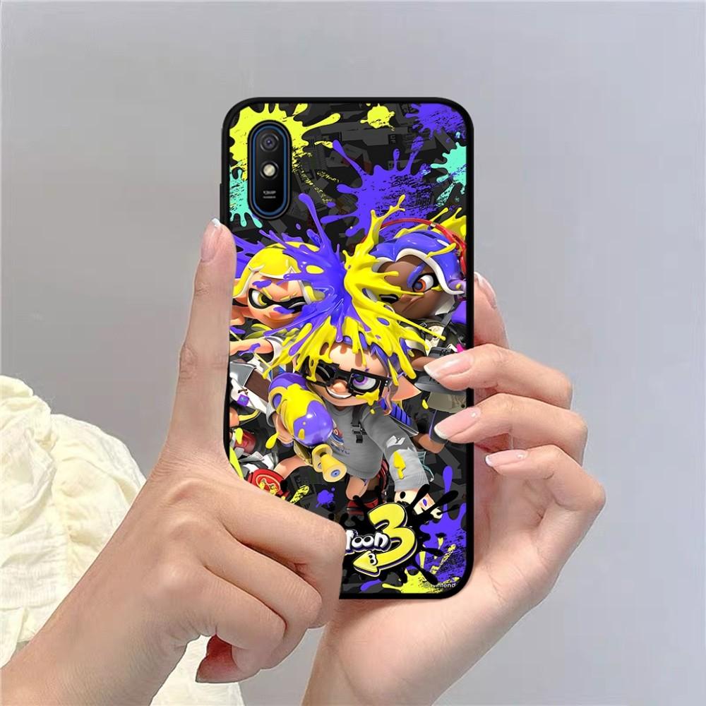 Splatoon Phone Case For Redmi 5 6 7 8 9 10 Plus Pro 6 7 8 9 A GO K20 K30 K40 Pro Plus F3 Fundas