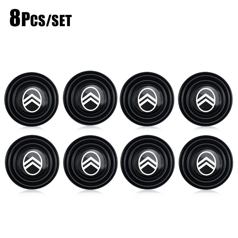 4Pcs Car Door Anti-shock Pad Anti-noise Buffer Gasket Auto Interior For Citroen Saxo C8 C-Elysee C15 C4L C6 C4 C3 Picasso Cactus