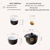 Luba Hui Lan Frosted White Porcelain Tea Set