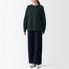 MUJI Yak-Mischung Rundhals-Sweatshirt BBT48A2A Schwarz Einheitsgröße Damen