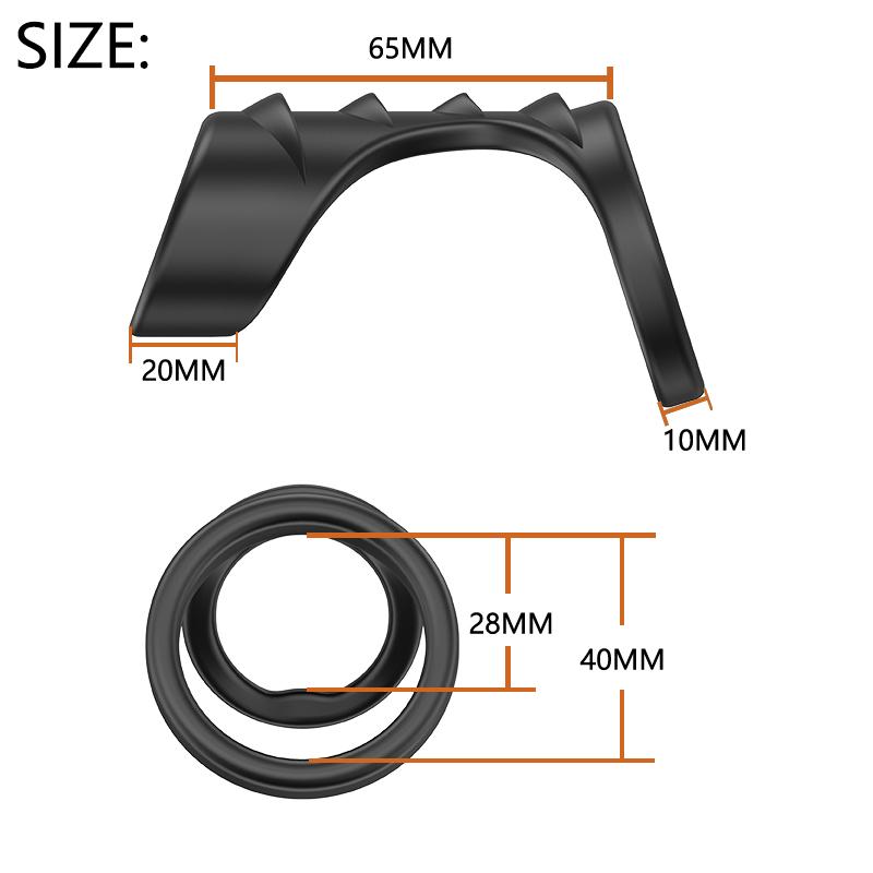 Lock Penis Ring Male Ejaculation Delay Sleeve Reusable Cock Ring Erection Sex Toys For Men Adult Product Silicone Adult Supplies