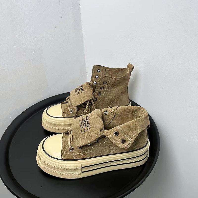 

Merrell Women s Winter 2024 High-Top Suede Fleece-Lined Warm Thick-Soled Casual Shoes Size 38