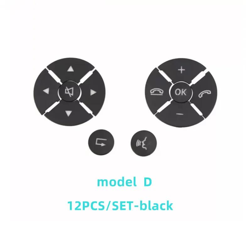ABS Car Accessories Steering Wheel Buttons Knob Trim Cover Stickers For Mercedes Benz A B C E S GLC CLA CLS GLE GLS GLK Class