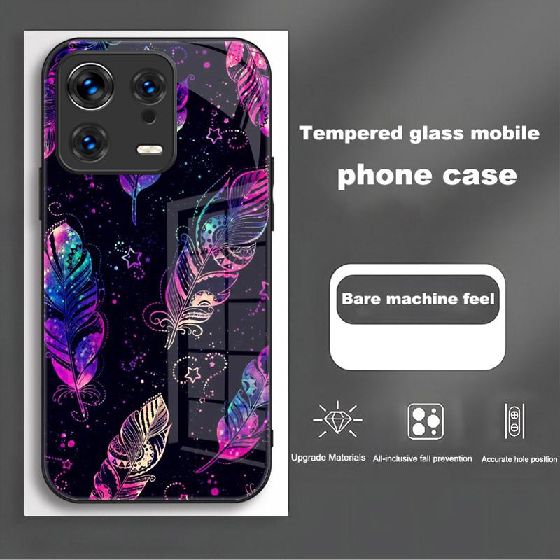 Luxury Tempered Glass Case For Xiaomi 13 13T Pro 13 Ultra Lite Case Full Protective Shell For Xiaomi 13T Shockproof Back Cover