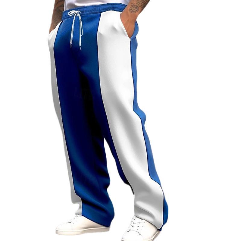 Men's Sweatpants New Men's Funky Duplex Clash Colour Casual Pants Large Size Pants