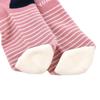Stylish and Cute Jacquard Socks with a Striped Lobster Crew Character Nursery Teacher Women's Pattern, Socks, Design, Socks, 23-6720 (#1/PK Pink)