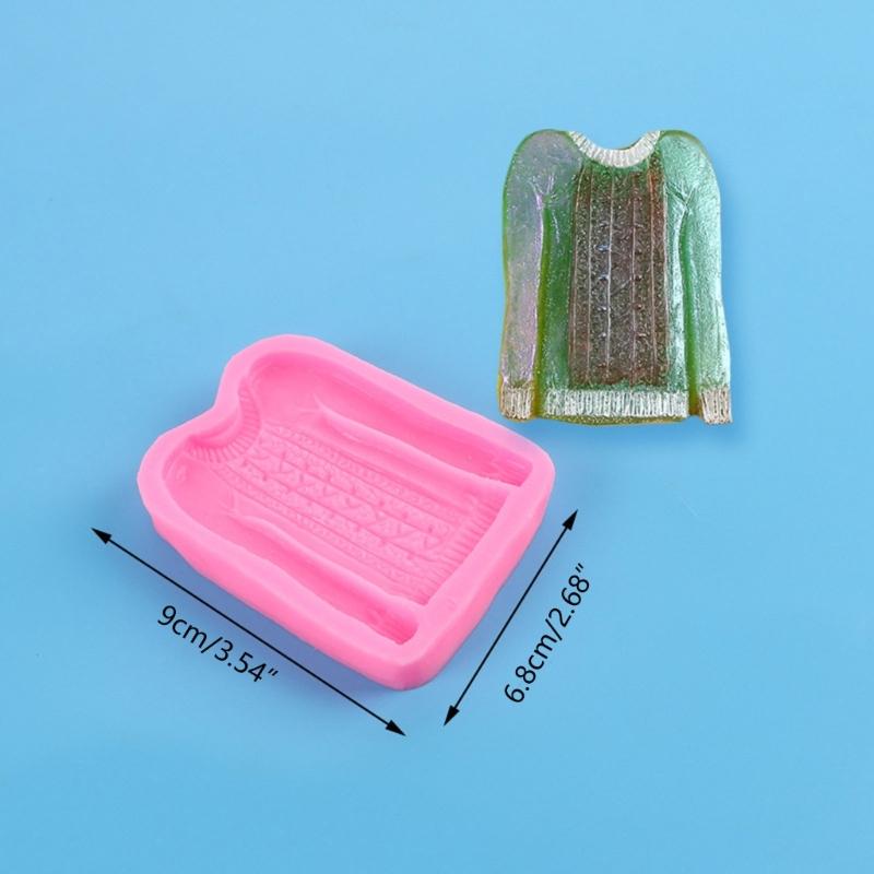 Clothes and Hats Sugar Chocolate Fondant Mold Diy Baking Manual Glue- Dripping Mold Food Grade Silicone Fondant Mould