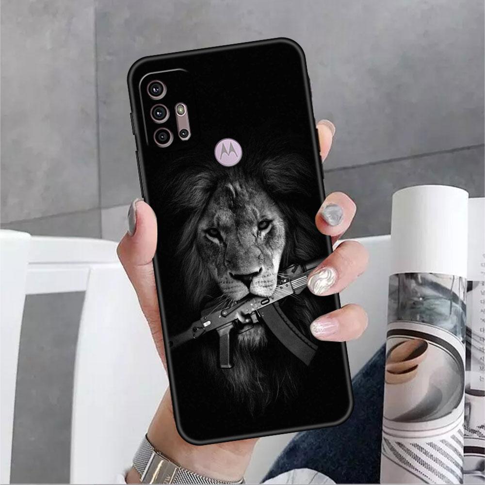Animal Dachshund Doberman Dog Soft Case For Motorola G60 G30 Edge 20 30 G22 G9 Play G52 G8 G9 Power G50 One Fusion Phone Coque