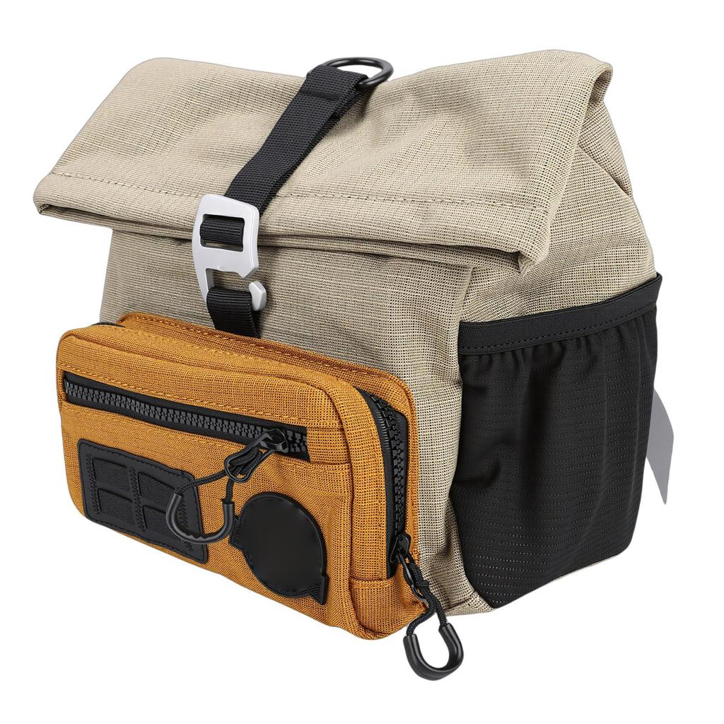 Bike Handlebar Bag Fit for   Folding Bike Quick Relse Bike Front Bag with Shoulder Strap Rain Cover for Cycling