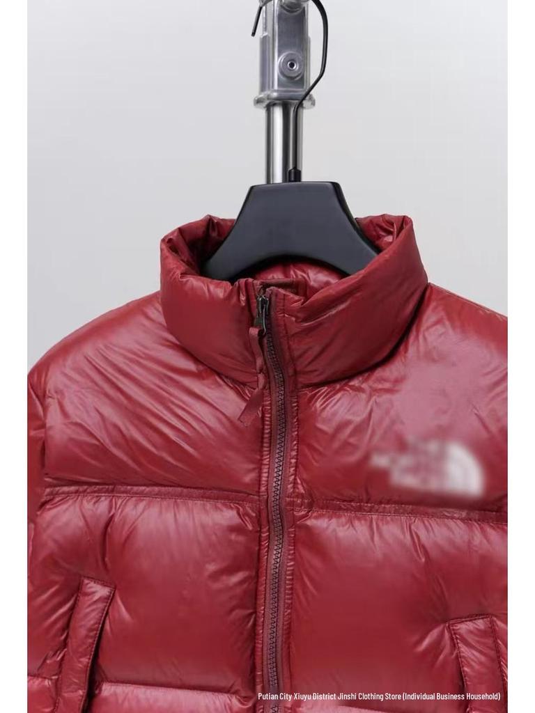 Women's 1984 North Face Down Jacket: Short, Thickened, Stand-Up Collar, Winter Streetwear