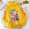Spring Autumn Luffy Zoro Boys Girls Sweatshirt Hooded Pullover Anime One Piece Hoodies Casual Streetwear Costume Fashion Tops