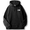 The North Face Box NSE TNF Print with Back Print and Box Size Small Men's Hoodie, Black/Art Logo, [Used]