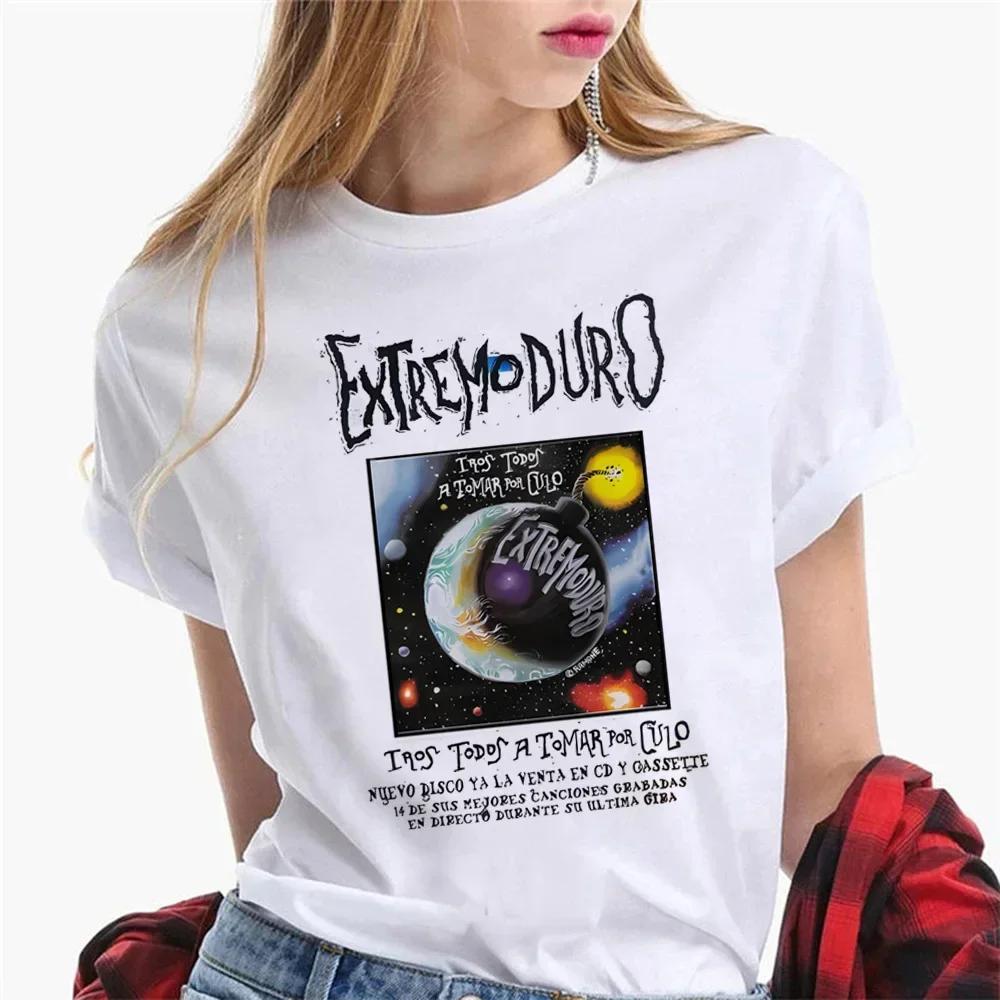 2026 Extremoduro T-shirt Donna Estate Divertente Alta Qualità T-shirt Ragazza Divertente Harajuku Manga Vestiti