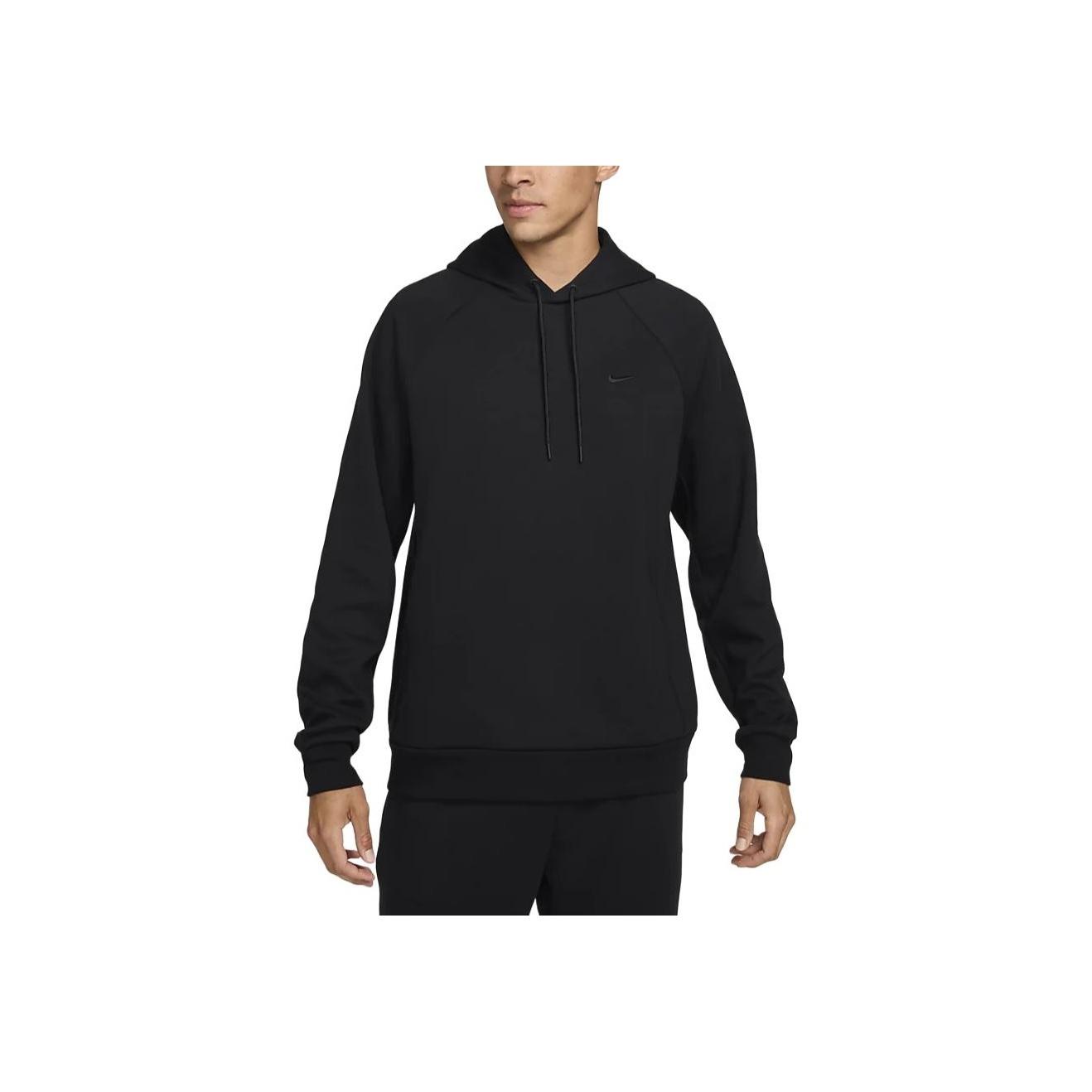 

Nike Основная Dri-FIT UV пуловер универсальная толстовка с капюшоном мужские толстовки черные FZ0969-010 L