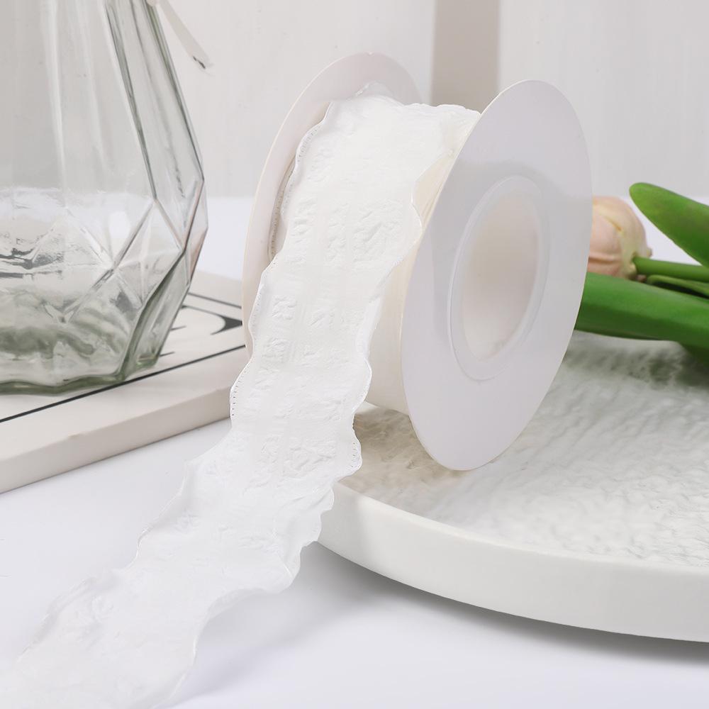 Colorful Puff Plaid Ribbon for Birthday Cake Boxes, Ins Style