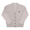 MaiSon KitSune Men S Cardigan Grey Fox Head Patch Pm00510kt1180 0335