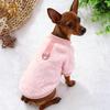 Classic Puppy Dog Sweater for Small Dogs Winter Pet Clothes with Buckle Chihuahua Shih Tzu Maltese Pullovers Mascotas Clothes