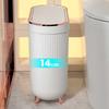 Deluxe Bathroom Toilet Waterproof Garbage Bin Kitchen Bedroom High Foot Garbage Bin Deluxe Paper Basket Garbage Bin
