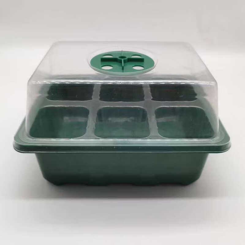 MOJY 12-Cell Plastic Seed Starter Tray Set