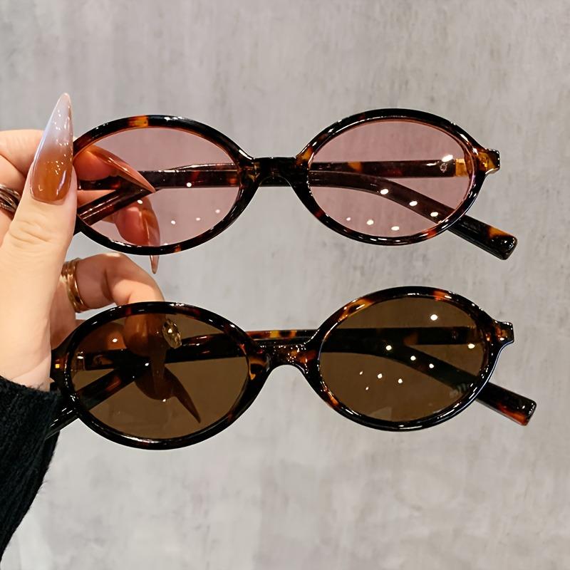2pcs New Fashionable Women's Ultra Light PC Eyeframe Trendy Eyeframe Oval