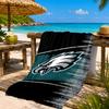 Asciugamano da Spiaggia Philadelphia Eagles, Asciugatura Rapida, Facile da Curare, Adatto Sia per il Fitness che per le Vacanze al Mare, Essenziale per lo Sport