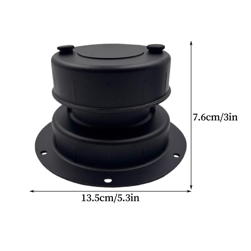 

Trailer Vent Cover Roof Sewer Vent Cover Ventilation Exterior Accessories For Motorhome Travel Road Trip Campground Park Outdoor чёрный