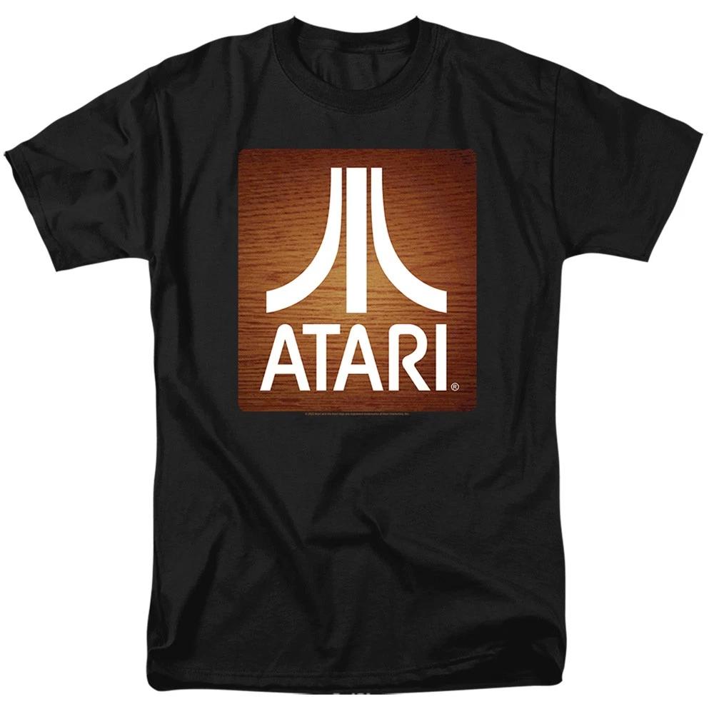 Atari - Classic Wood Square -  Unisex Short Sleeve Children's T-shirt - Black