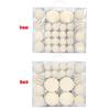 48Pcs Shatterproof Christmas Baubles Velvety Ball Hanging Ornament Christmas Tree Decoration For Wreath Mantels Window
