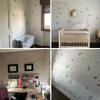 Boho Pink Floral Botanical Wall Stickers Decoration for Kids Room Living Room Interior House Decor Vinyl Wall Decals Art Mural