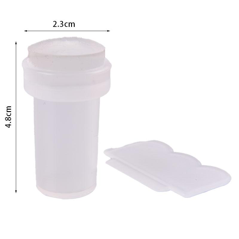 Easy-French Nail Stamper Monocle Jelly Print Silicone Transfer Print Scraper
