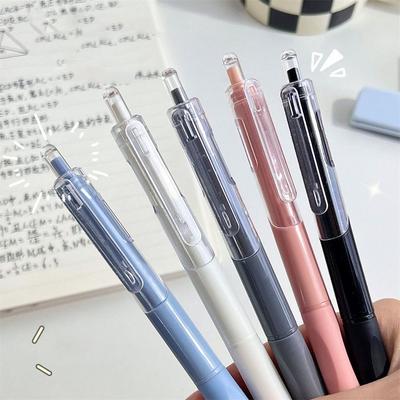 High Beauty Morandi Press Neutral Pen Creative Signature Pen Writing Supplies Writing Pen Office