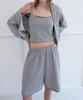 Nuacle Mesh Bermuda Pants_Grey