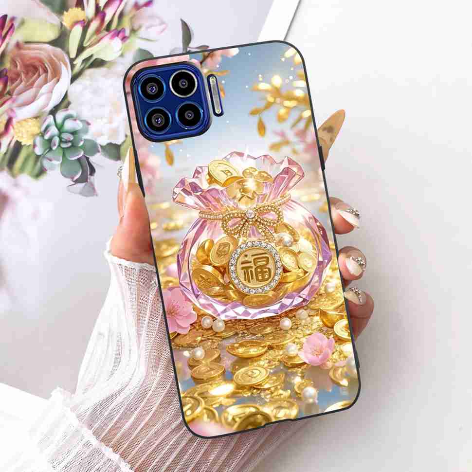 Für Motorola One 5G 6,7" Hülle Neueste Beliebte Drucke Silikon TPU Schwarze Abdeckung Für Motorola One MOTO ONE 5G Handyhüllen Bumper