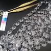 DIY 5Meters Octagonal Bead Curtain Crystal Acrylic Garland Strand Clear Hanging Diamond Chain Party Decorations