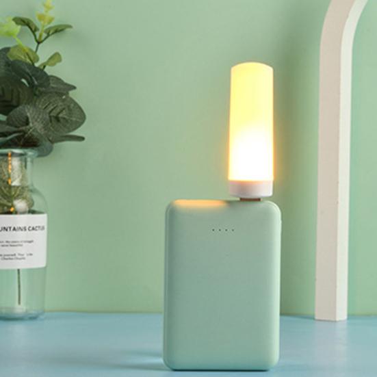 LED Flame Lamp Visual Effect Plug-and-Play Flameless Stunning Energy-saving Glare Free Decorative Compact