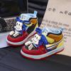 Children's high-top mandarin duck shoes 2025 autumn new fashion boys handsome board shoes girls foreign doll sports shoes