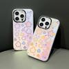Laser Love Heart Phone Case For iPhone 11 Case iPhone 15 14 12 13 Pro Max X XR XS 7 8 Plus SE Shockproof Bumper Star Y2k Cover