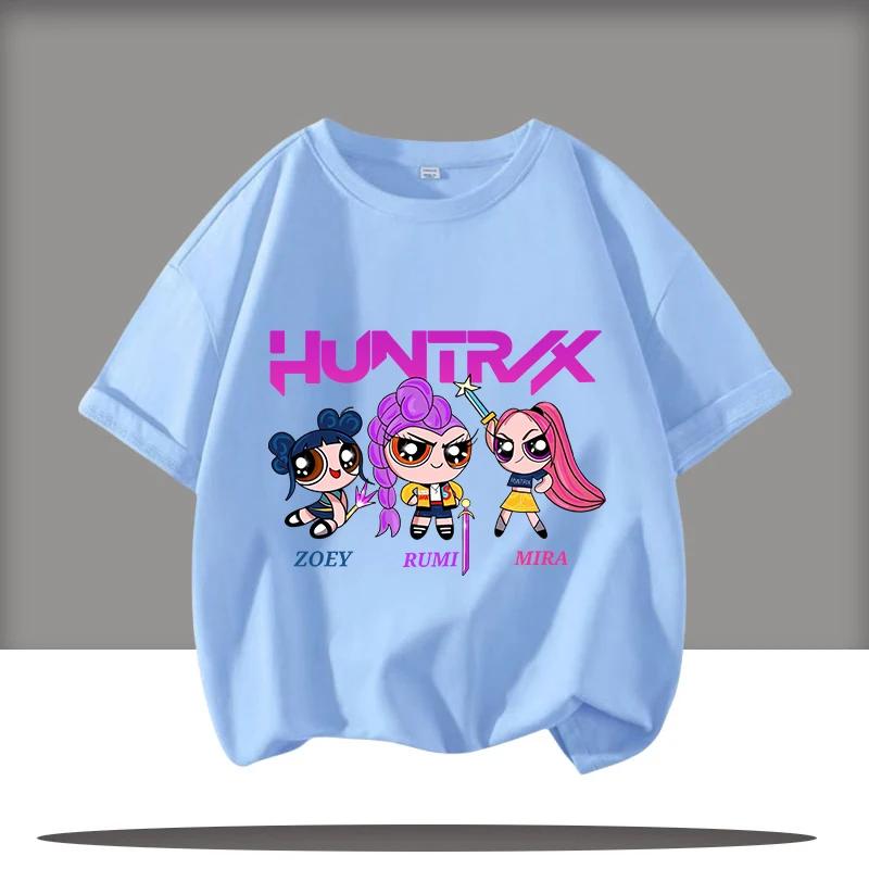 Derpy Tiger Kpop Demon Hunters Shirt for Kids Baby Girl Men Women T Shirt Cute Tiger Cartoon Clothes 2025 Hot Movie Print Soft