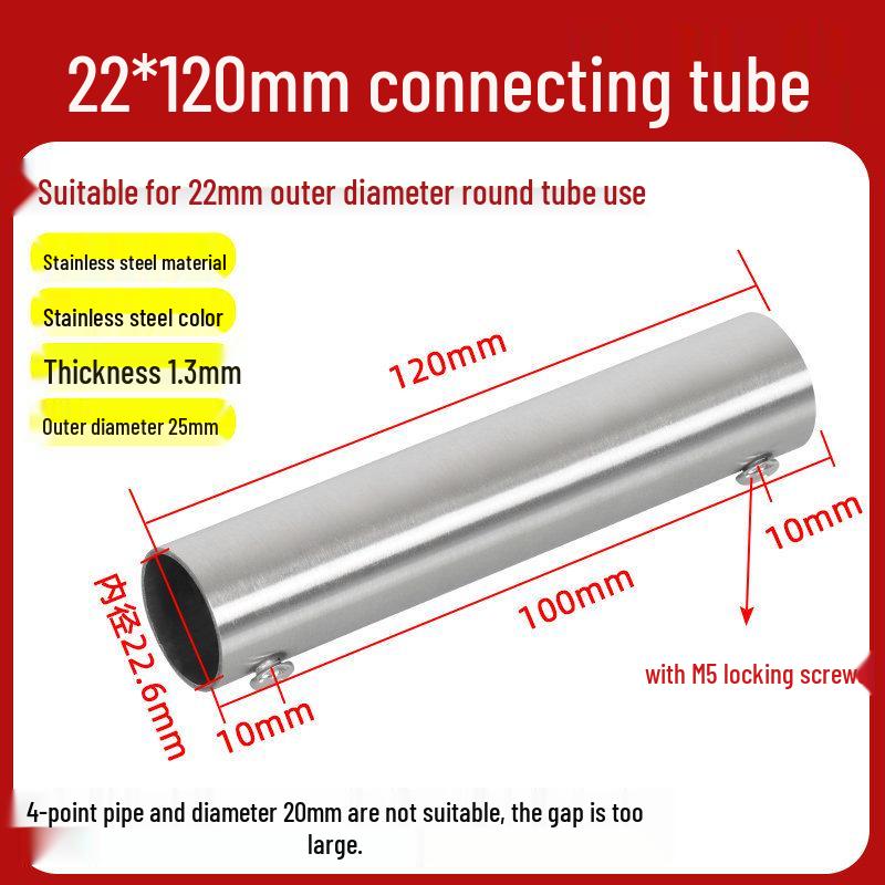Nerezové konektory pro trubky o průměru 25-51 mm