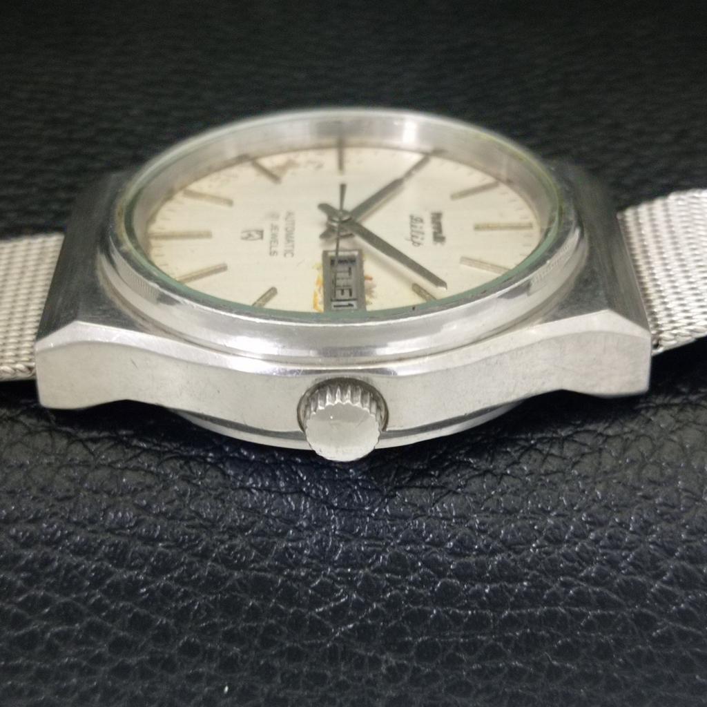 VINTAGE HMT DILIP AUTOMATIC 6501 INDIAN MENS ORIGINAL DIAL WATCH a703289-1 R213a-a703289