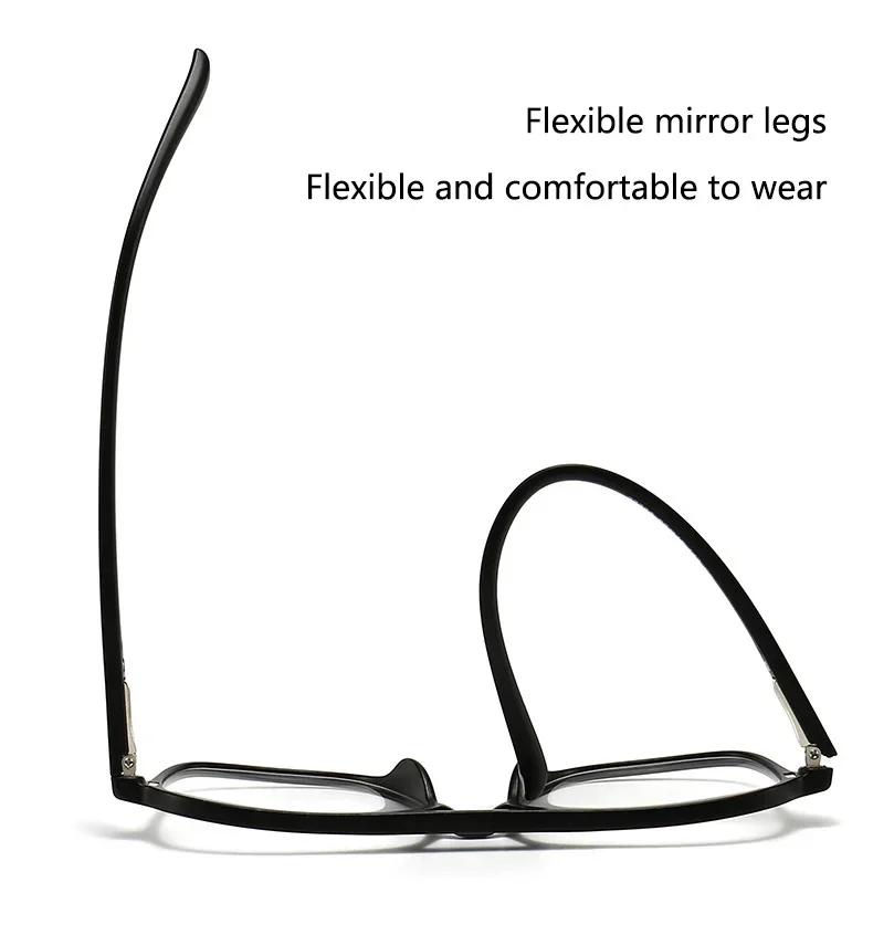 Fashion Optical Spectacle Frame Men Women Myopia With 5 Clip On Sunglasses Magnetic Glasses For Male Eyeglasses